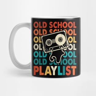 Old School Playlist T shirt For Women Mug